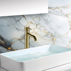 Gold tall basin tap