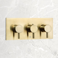 Concealed shower valve 3 outlet-tapron