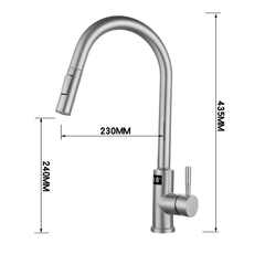 Luxury kitchen tap dimension