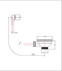 brushed bronze kitchen sink waste