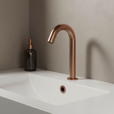 brushed bronze sensor tap Ireland 