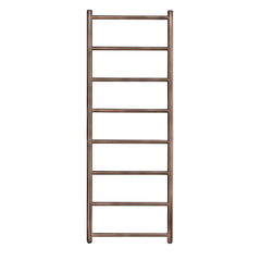 Brushed bronze towel radiator