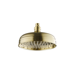 Brushed gold shower head 200mm