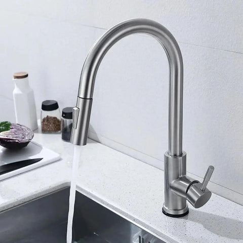 Kitchen pull out taps