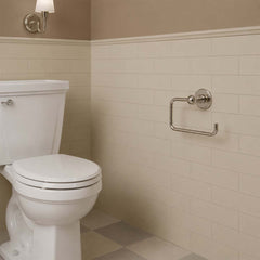 brushed nickel toilet roll holder wall mounted