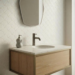 deck mounted basin tap black with bottle trap - Ireland 