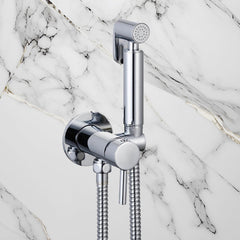Chrome douche spray kit