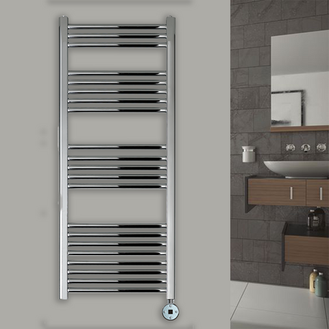 Electric chrome towel radiator