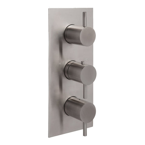 Thermostatic Shower Valve Stainless Steel Two Outlets | tapron