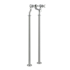 Floor standing crosshead bath filler tap