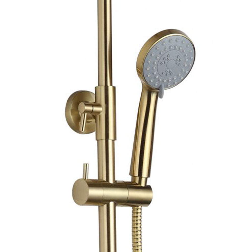 gold long shower Head riser rail -Tapron