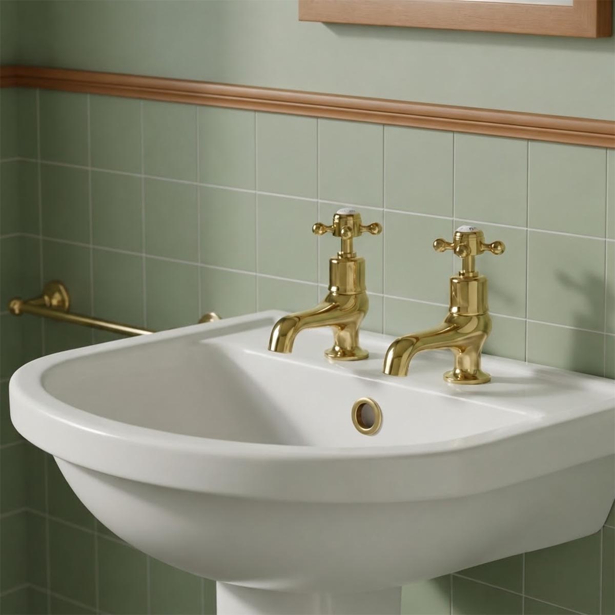 gold pillar basin taps Ireland 