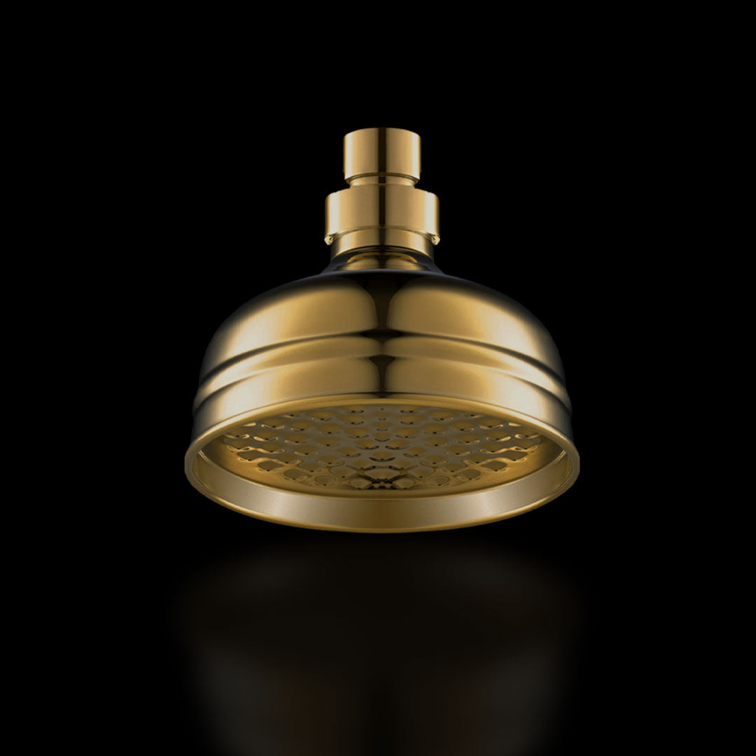 Chester Cross Bath Gold Shower Head