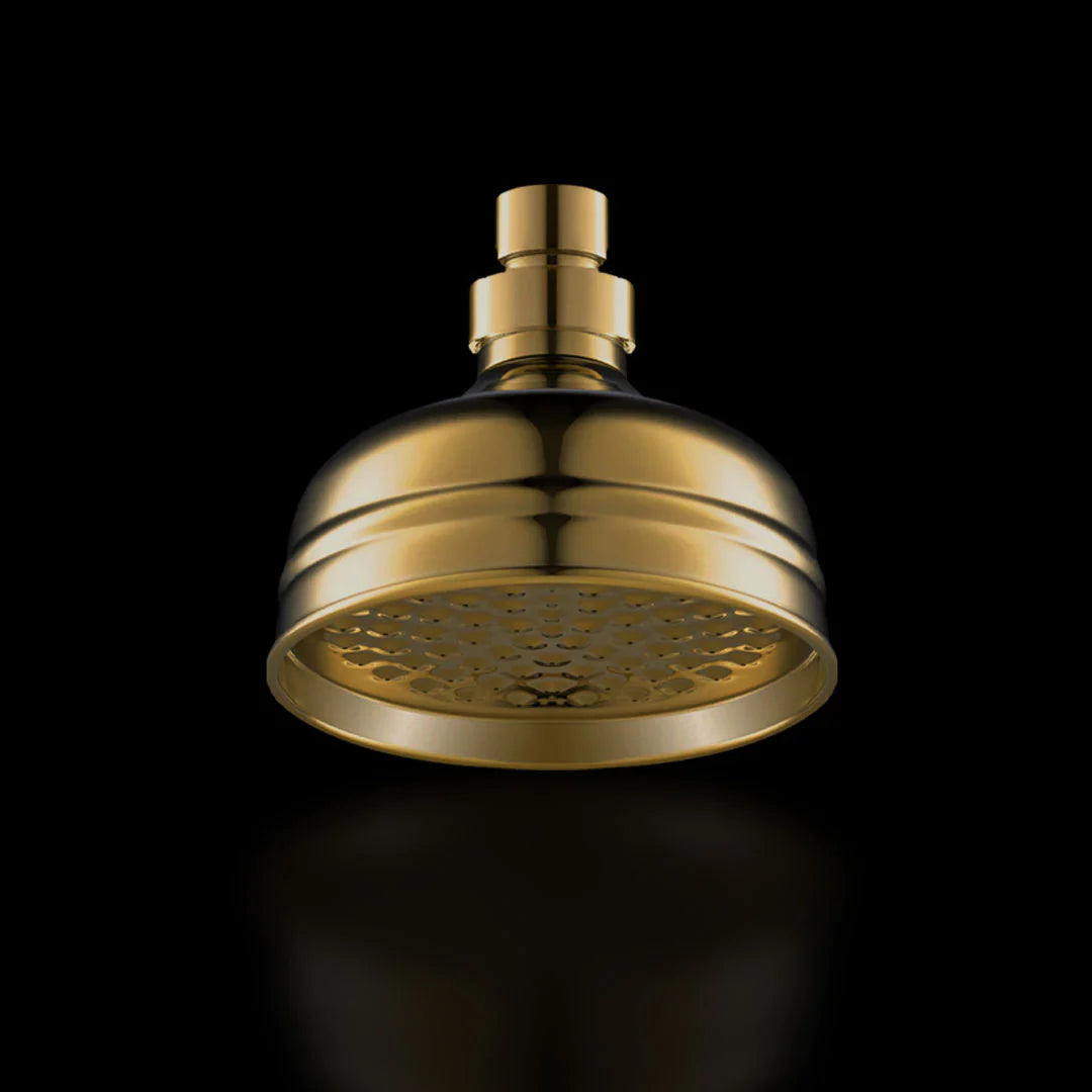 Chester Cross Bath Gold Shower Head