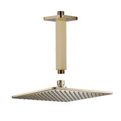 Brushed brass ceiling shower arm - Tapron