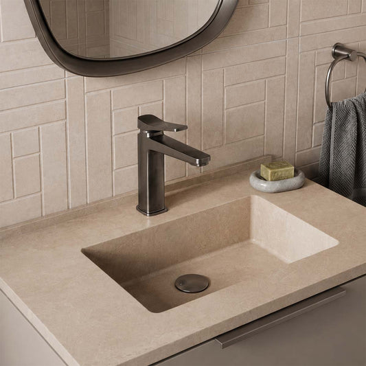 gunmetal basin tap with single lever - ireland  1200