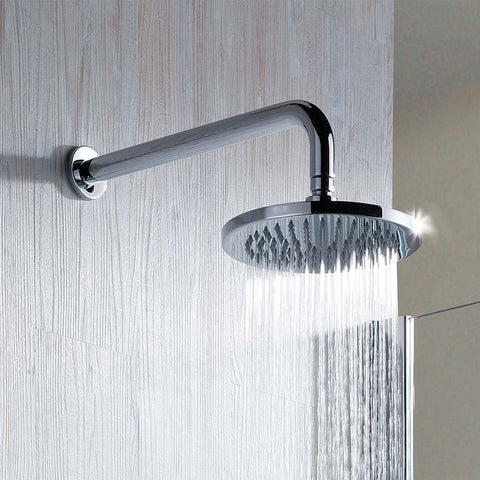 1 Outlet Thermostatic Push Button Shower Valve and Overhead Shower