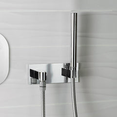 Concealed shower mixer handset