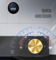 Brushed black kitchen tap with 3 mode function