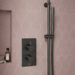 matt black shower fixture Ireland