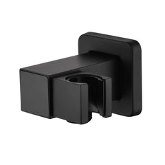 Matt black shower bracket