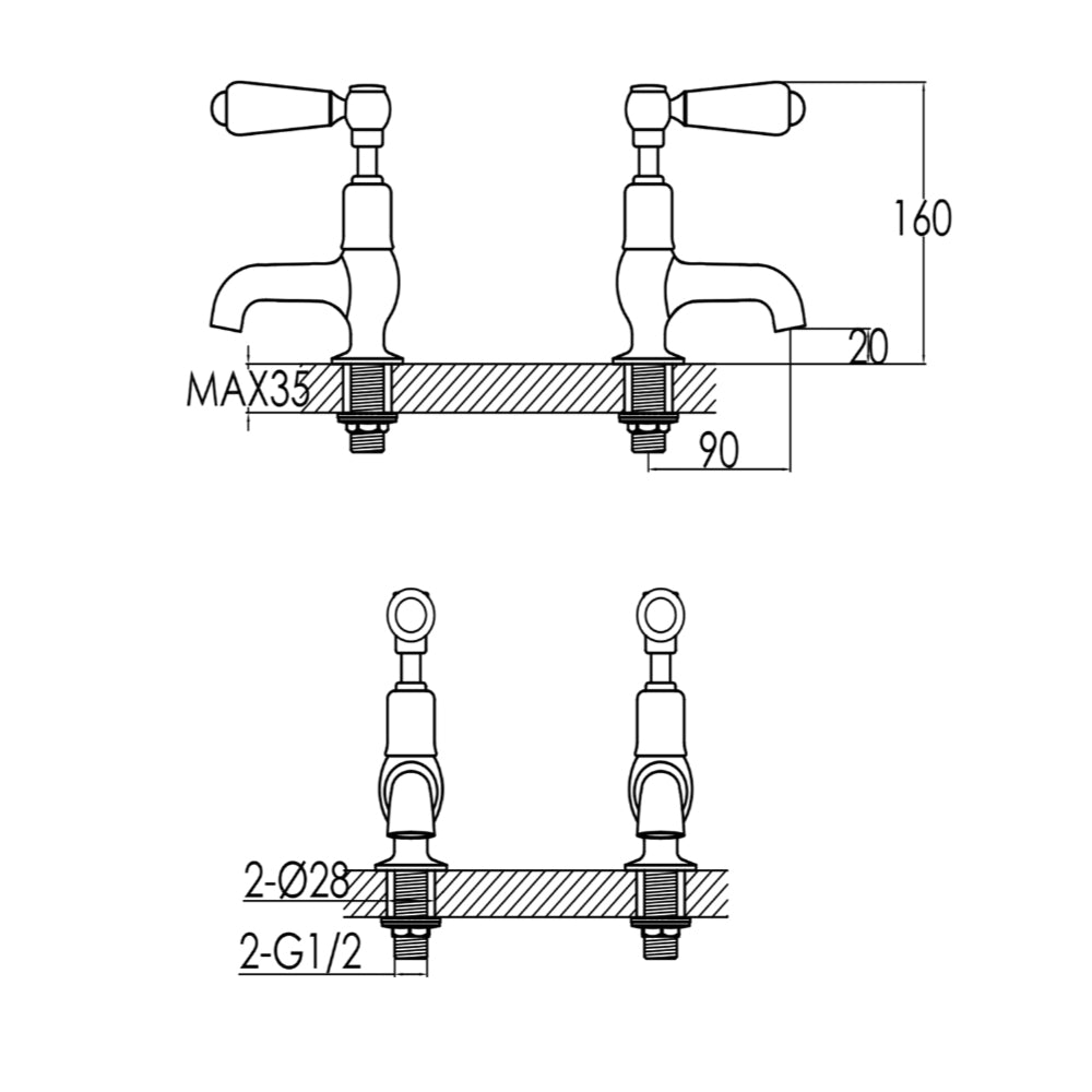 modern basin mixer taps