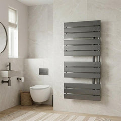 opended end  towel rail 1080 X 550 - Brushed Black