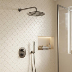 overhead shower head