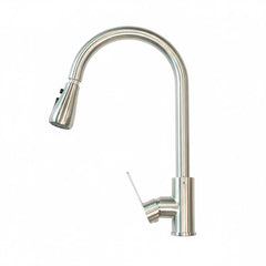 Steel pull out mixer kitchen tap 