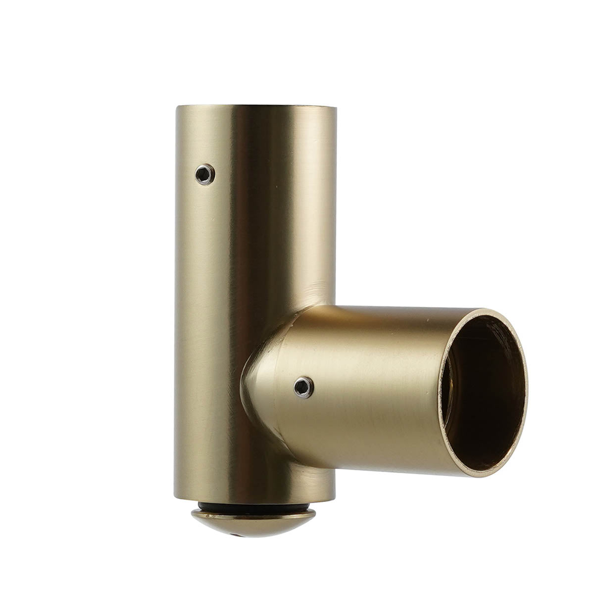 Element cover shroud for electric towel rail element brushed brass