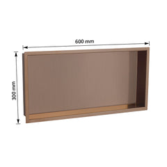 Recessed shower shelf - Tapron