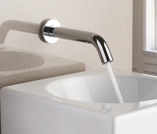 Stainless Steel Wall-Mounted Sensor Tap Touchless Operation 1364