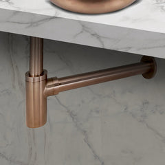 Bronze round bottle trap