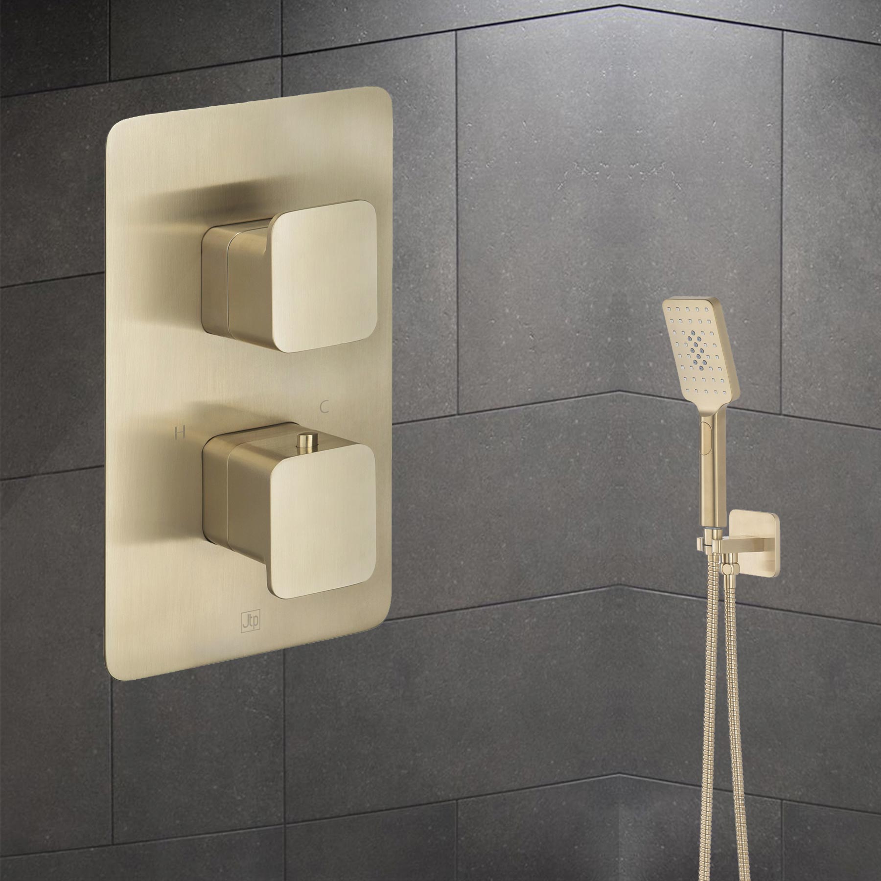 2 Outlet Shower Valve-Tapron