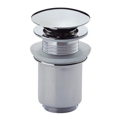 Chrome unslotted click clack basin waste 