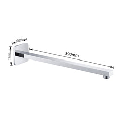 Square shower arm - Dimension