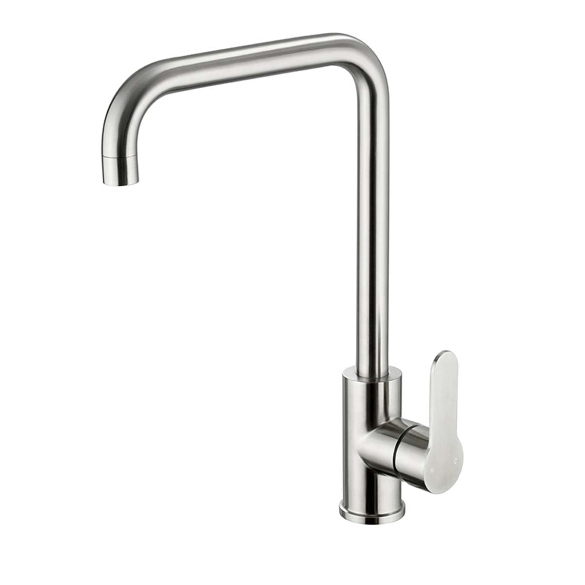 single lever stainless steel kitchen tap