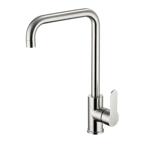 single lever stainless steel kitchen tap