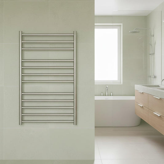 stainless steel towel radiator dual fuel 