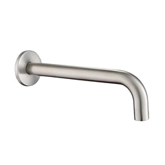 Stainless steel wash basin spout