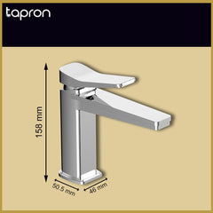 Square deck mounted sink tap dimension