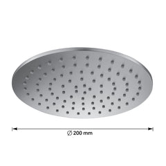 Stainless steel rainfall shower head - Dimension