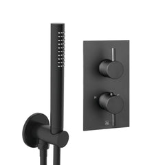 VOS Shower Combination 2 Outlet - Matt Black
