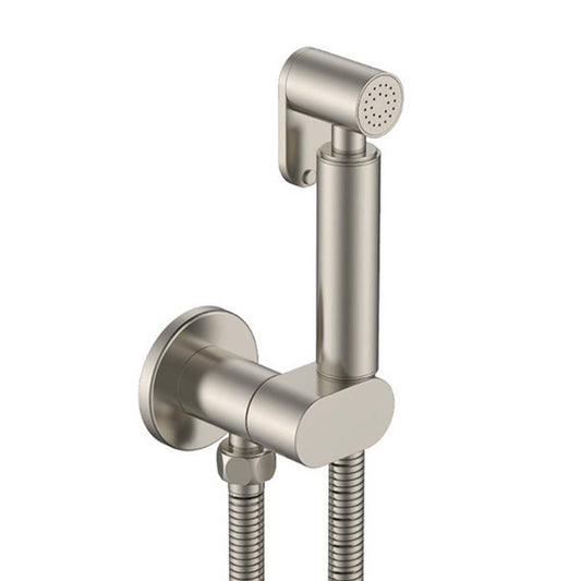 Bidet Sprayer Kit with Anti-Flood Safety Valve - Brushed Nickel Finish