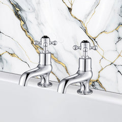 Traditional bath pillar tap