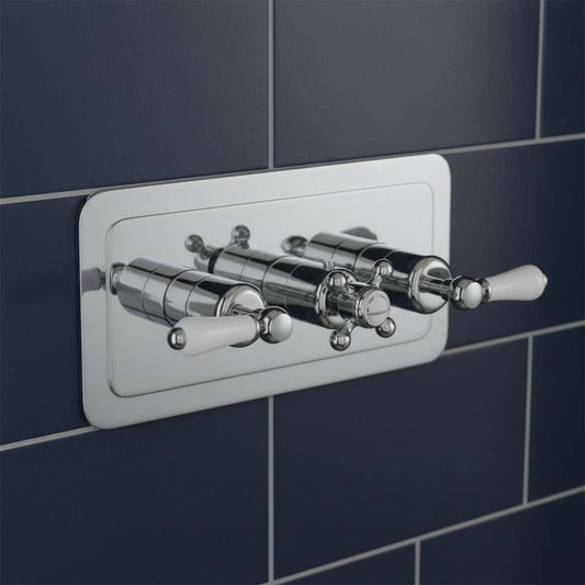 traditional 3 way concealed shower valve 