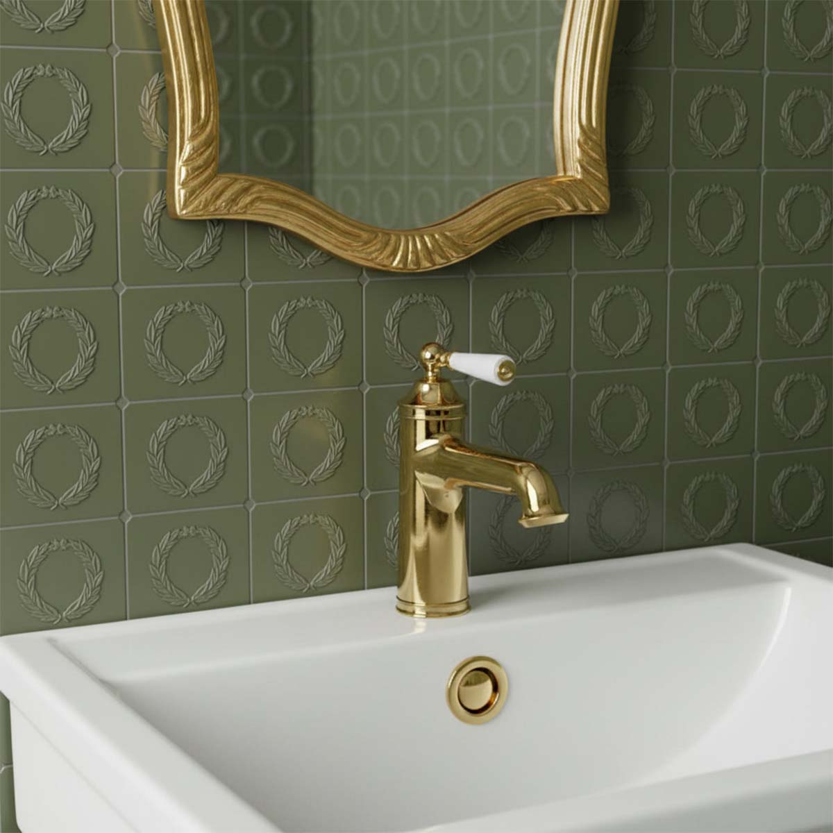 traditional basin tap deck mounted Ireland
