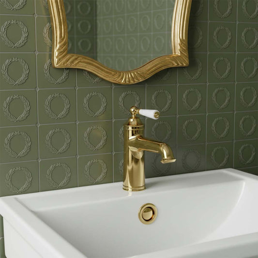 traditional basin tap deck mounted Ireland 1200