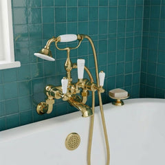 traditional bath tap with shower wall mounted - Ireland