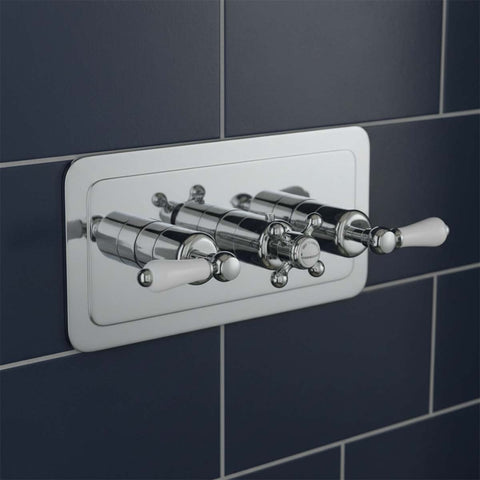 traditional concealed shower mixer valve 2 outlet